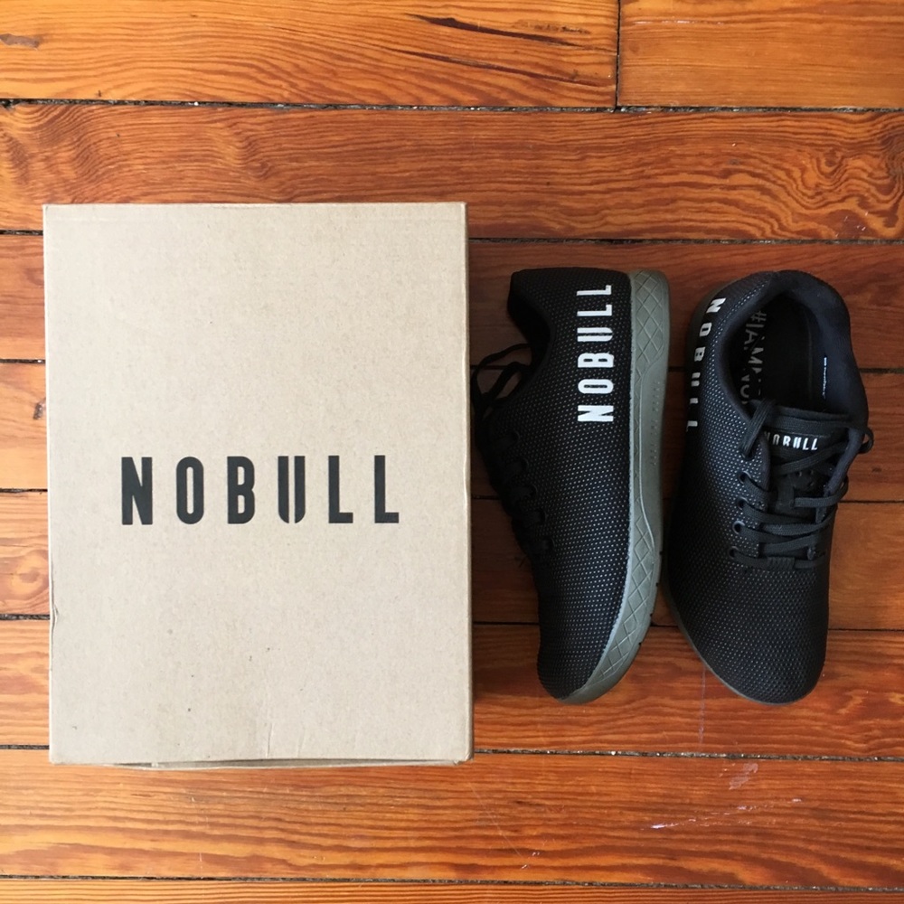 NOBULL Black Trainer Sneakers with Box W 9 / M 7.5